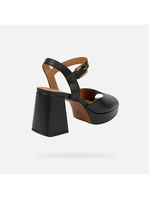 Geox Sandale negre pentru femei Geox Soledea