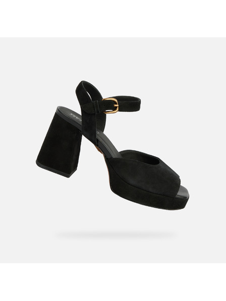 Geox Sandale negre pentru femei Geox Soledea