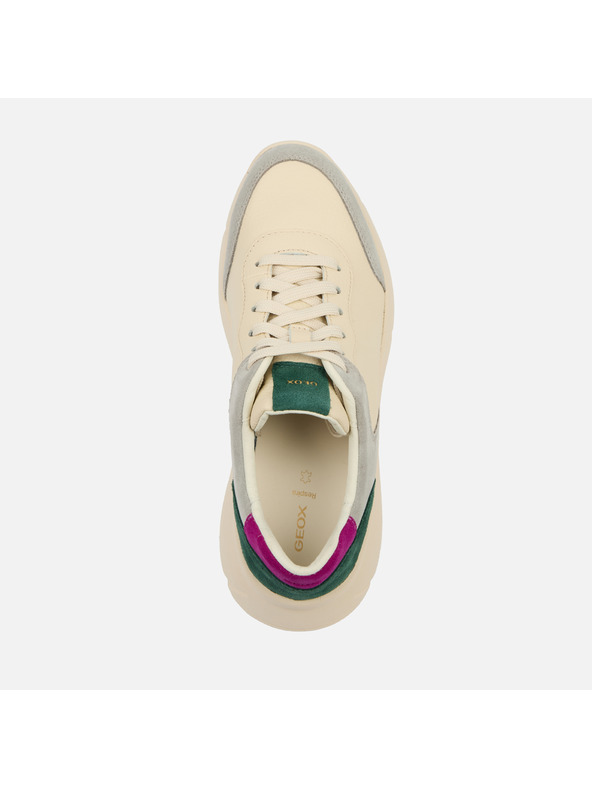 Geox Adidași crem pentru femei Geox Nebula 2.0 X