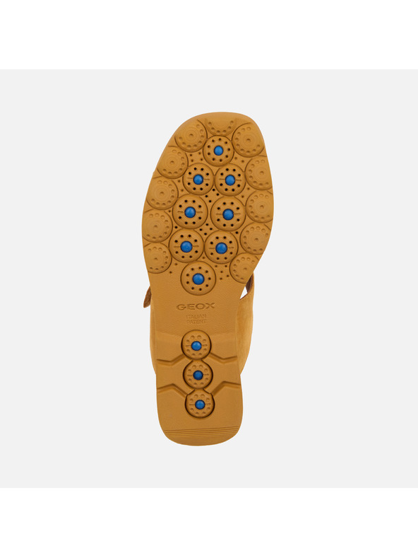 Geox Pantofi cu toc galbeni Geox Spherica EC6 pentru femei