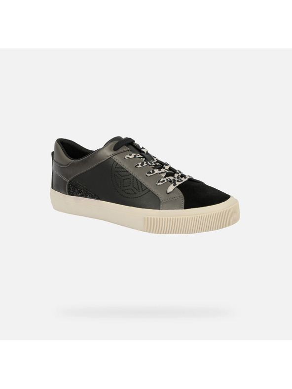 Geox Adidași negri Geox Emmeleny pentru femei