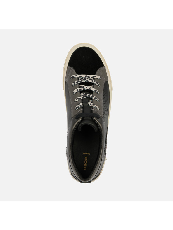 Geox Adidași negri Geox Emmeleny pentru femei