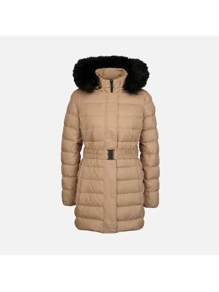 Geox Geox Catria - Jachetă din puf bej pentru femei
