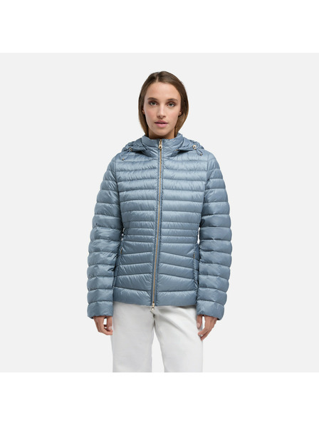 Geox Geox Jaysen - Jachete din puf albastru deschis pentru femei