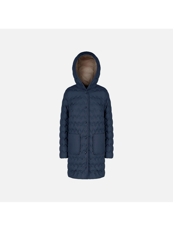 Geox Geox Myluse - Jachetă din puf bleumarin pentru femei