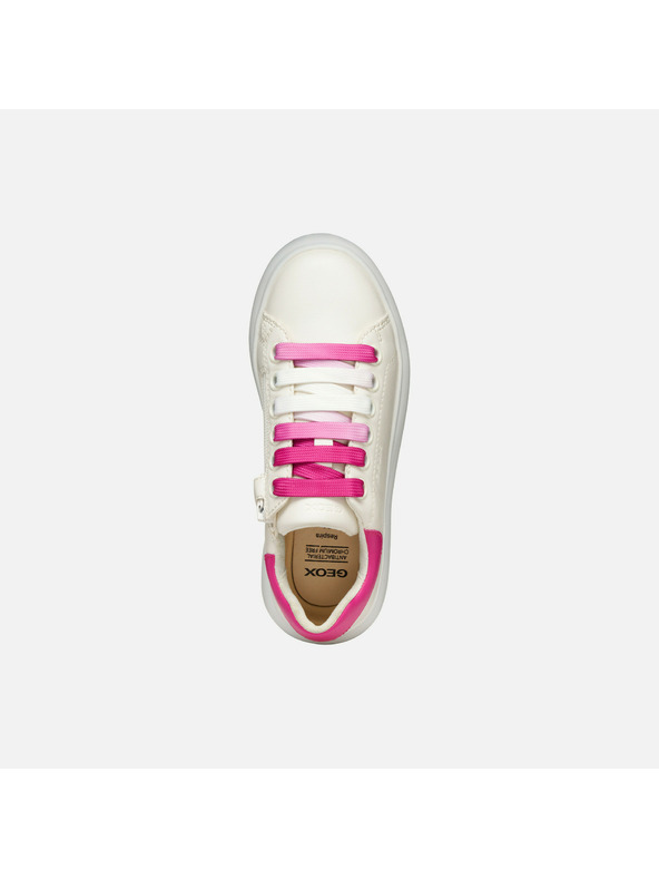 Geox Adidași Geox Puffypop albi, pentru fete