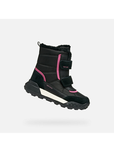 Geox Gheață neagră pentru fete Geox Trekkyup AB