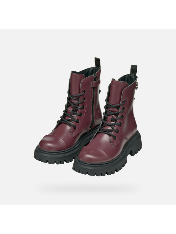 Geox Gheață bordo pentru fete Geox Maquinnens Girl