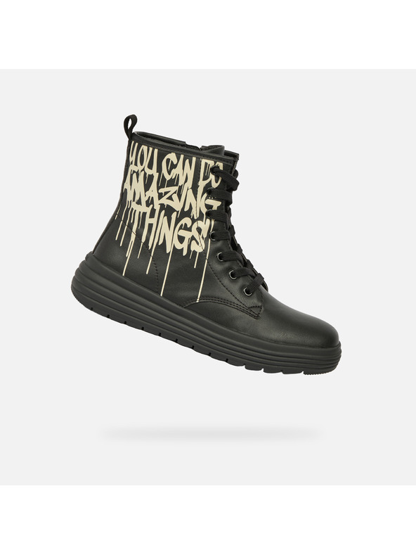 Geox Gheață neagră pentru fete Geox Phaolae Girl