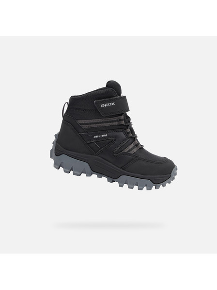 Geox Negru băieți pantofi sport Geox Himalaya B Abx