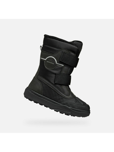 Geox Încălțăminte de iarnă neagră pentru băieți Geox Bunshee PG A