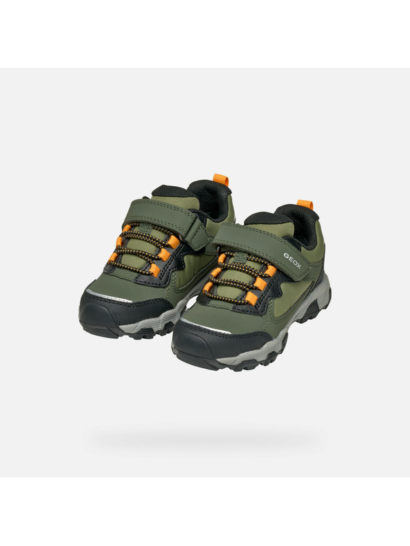 Geox Adidași verzi pentru băieți Geox Magnetar Boy B ABX