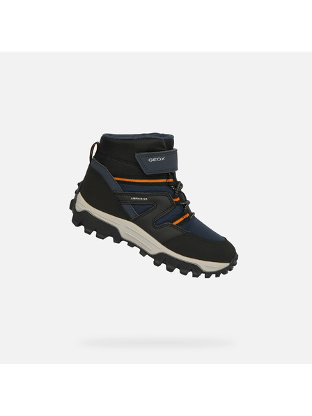 Geox Pantofi navy pentru primii pași pentru băieți Geox Himalaya Boy B ABX