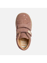 Geox Pantofi roz pentru primii pași pentru fete Geox Macchia Girl