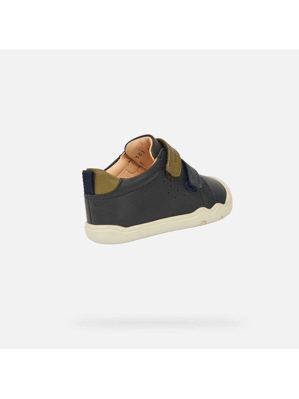 Geox Pantofi gri barefoot pentru primii pași pentru băieți Geox Steppieup