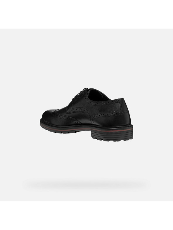 Geox Pantofi eleganți negri pentru bărbați Geox Walk Pleasure C
