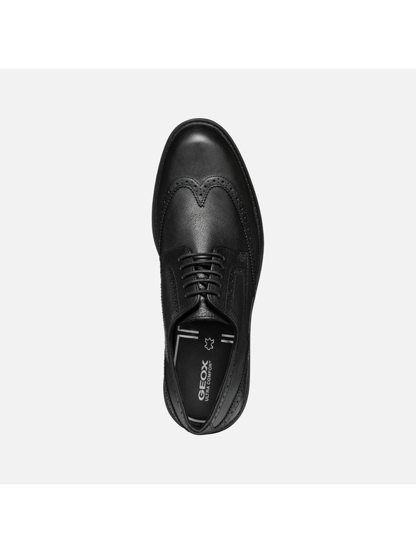 Geox Pantofi eleganți negri pentru bărbați Geox Walk Pleasure C