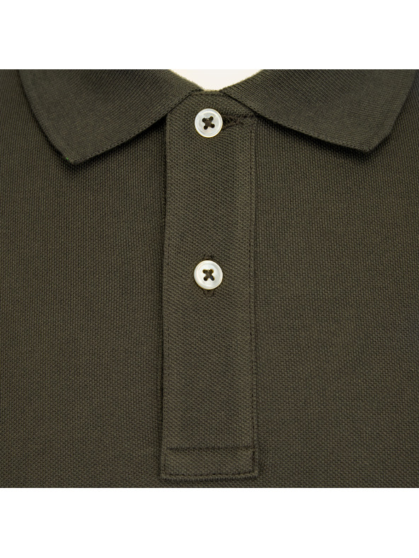 Geox Geox Polo tricou polo kaki pentru bărbați