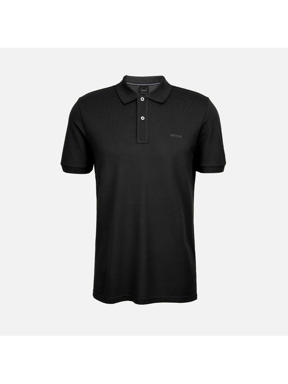 Geox Tricou polo Geox negru pentru bărbați