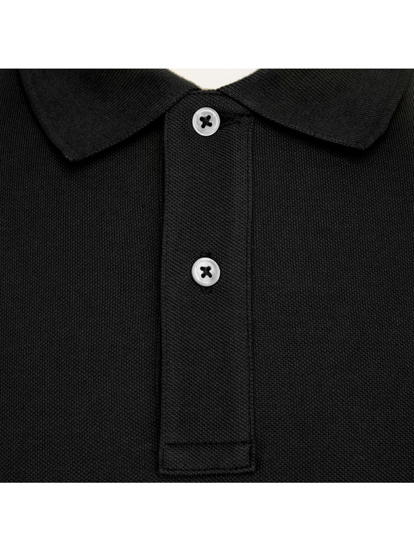 Geox Tricou polo Geox negru pentru bărbați