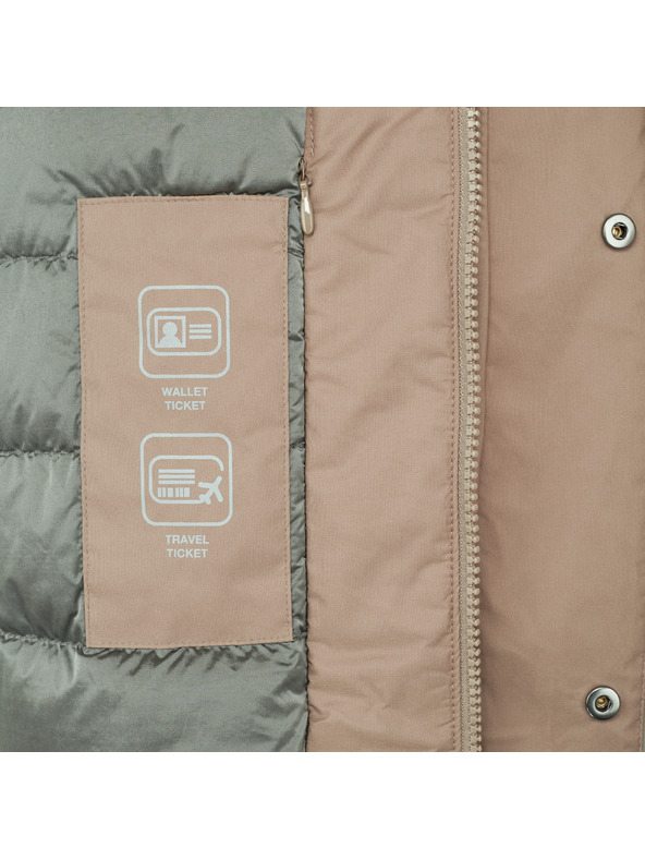 Geox Geox Aurelio jachetă din puf bej pentru bărbați