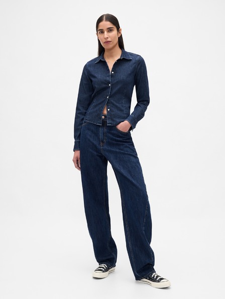 GAP Cămașă scurtă din denim GAP