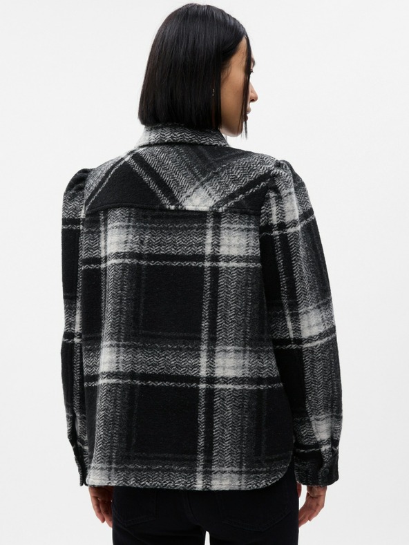 GAP Jachetă cămașă scurtă din lână GAP