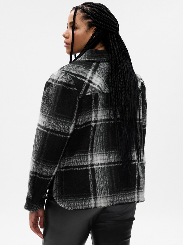 GAP Jachetă cămașă scurtă din lână GAP