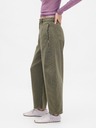 GAP Pantaloni Mid Rise Twill Barrel GAP