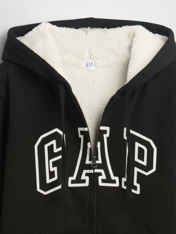 GAP Hanorac sherpa căptușit cu logo GAP