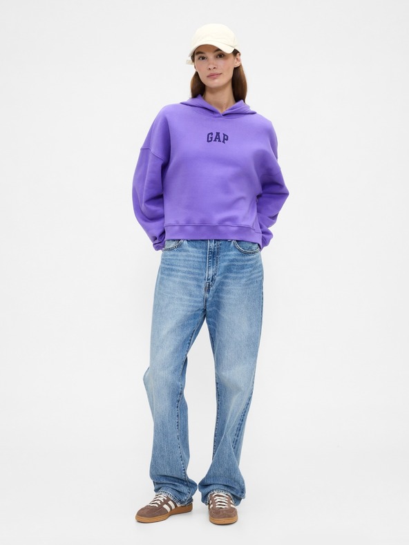 GAP Hanorac crop cu logo GAP