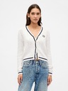 GAP Cardigan scurt cu logo GAP