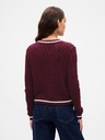 GAP Cardigan scurt cu logo GAP