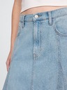 GAP Fusta maxi din denim UltraSoft GAP
