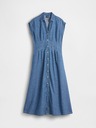 GAP Rochie midi din denim cu buzunare GAP