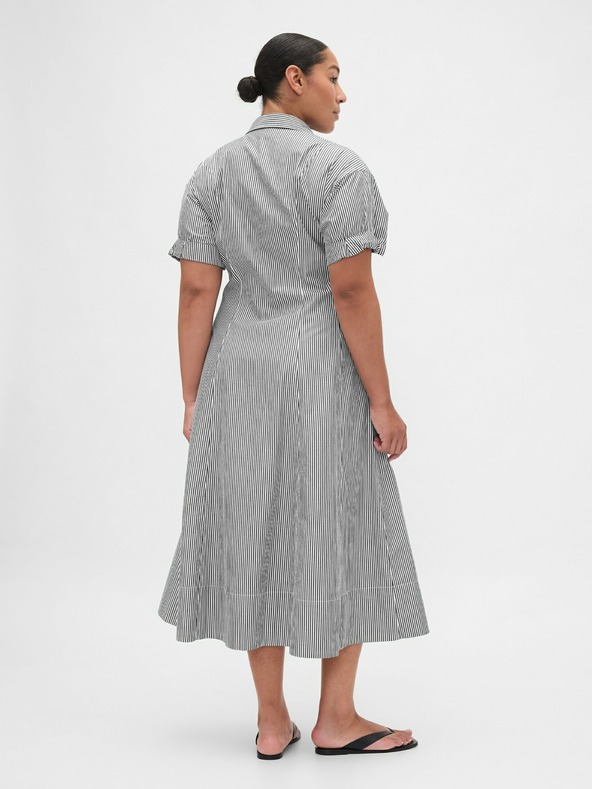 GAP Rochie midi cămașă din poplin GAP