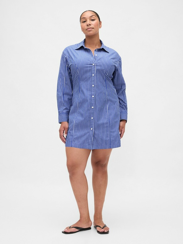 GAP Rochie mini cămașă din poplin GAP
