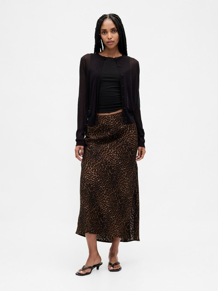 GAP Fustă maxi din satin GAP