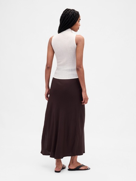 GAP Fustă maxi din satin GAP