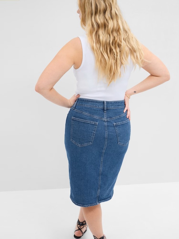 GAP Fustă denim midi pentru copii GAP