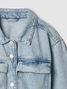 GAP Jachetă din denim pentru copii, crop GAP