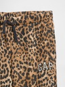 GAP Pantaloni de trening fleece logo army pentru copii GAP