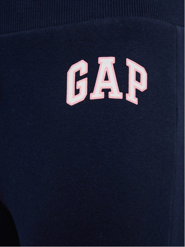 GAP Pantaloni de trening fleece logo army pentru copii GAP