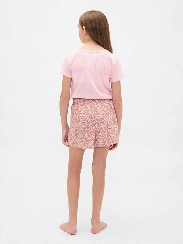 GAP Pantaloni scurți de pijama din flanel pentru copii GAP