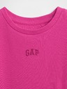 GAP Tricou pentru copii din material rib cu logo GAP