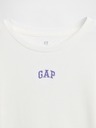 GAP Tricou pentru copii din material rib cu logo GAP