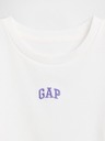 GAP Tricou pentru copii din material rib cu logo GAP