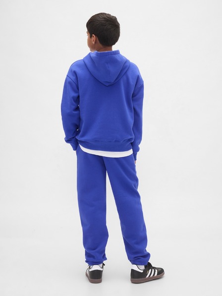 GAP Pantaloni de trening fleece logo army pentru copii GAP
