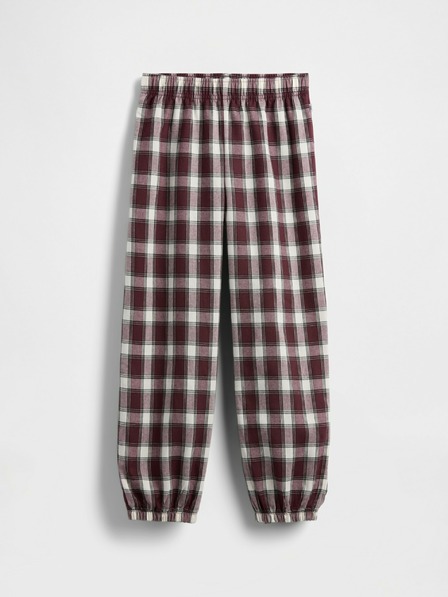 GAP Pantaloni de pijama din flanel pentru copii GAP