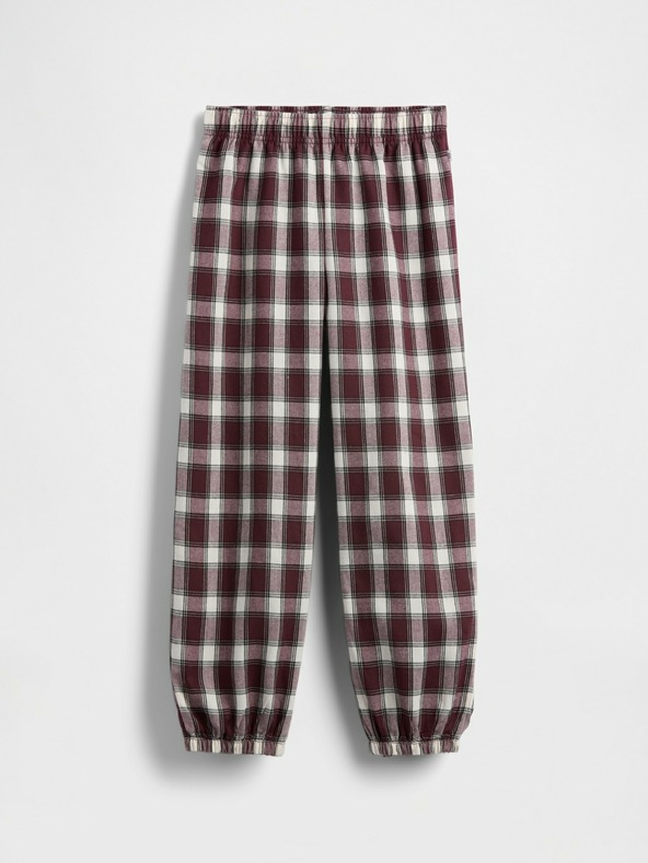 GAP Pantaloni de pijama din flanel pentru copii GAP